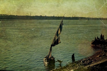 Photographie intitulée "Le Nil" par Patrick Koenig, Œuvre d'art originale, Photographie argentique