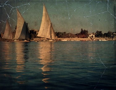 Photography titled "Au long du Nil" by Patrick Koenig, Original Artwork, Analog photography