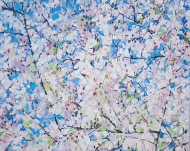Peinture intitulée "Blossom" par Anastasija, Œuvre d'art originale, Huile