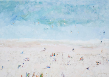 Pintura titulada "Beach" por Anastasija, Obra de arte original, Oleo
