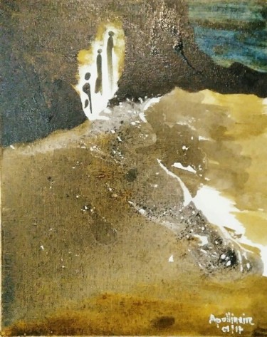 Peinture intitulée "Balade" par Apollinaire Gbeteglo, Œuvre d'art originale, Acrylique