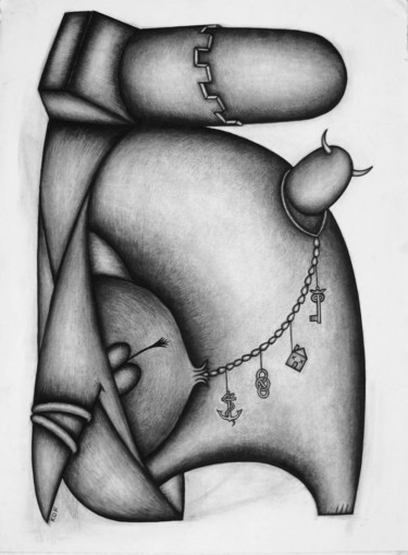 Drawing titled "Hera: The Incubatio…" by Kerry O. Furlani, Original Artwork, Charcoal