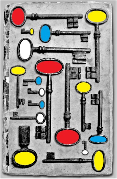 Photographie intitulée "KEYS" par Kogan, Œuvre d'art originale