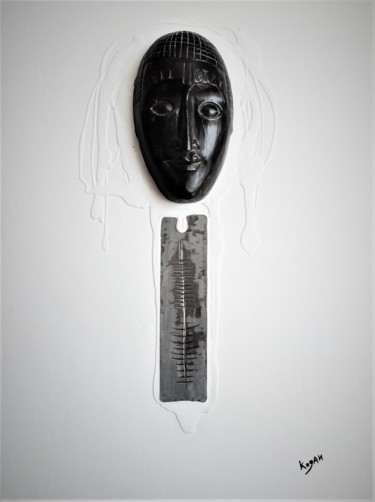 Skulptur mit dem Titel "MALACCA" von Kogan, Original-Kunstwerk, Acryl