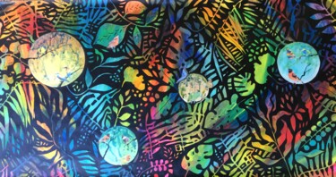 Peinture intitulée "Tropica 2" par Koki, Œuvre d'art originale, Acrylique