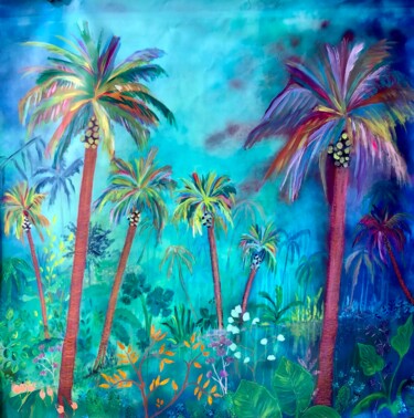 Malarstwo zatytułowany „Isla bonita” autorstwa Koki, Oryginalna praca, Akryl