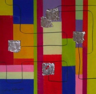 Painting titled "Tutti fruty" by Koki, Original Artwork, Oil