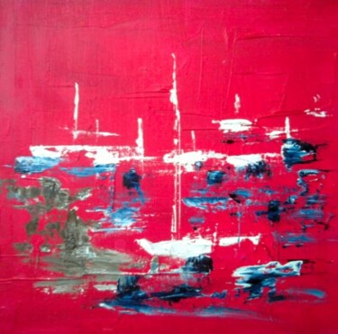 Painting titled "Essai" by Koki, Original Artwork