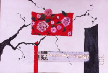 Painting titled "Mini chinoiserie 2" by Koki, Original Artwork