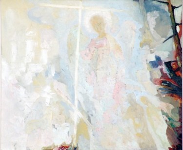 Peinture intitulée "Попавшие в свет" par Oksana Kokorina, Œuvre d'art originale
