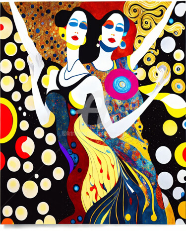 "Good dancers" başlıklı Tablo Kolective Art tarafından, Orijinal sanat, Akrilik
