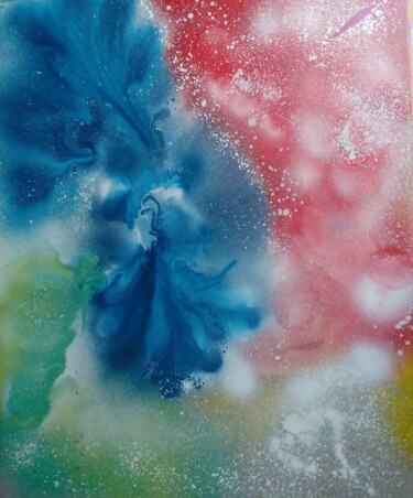 Pintura intitulada "flowers #ArtistSupp…" por Kolir, Obras de arte originais, Tinta spray