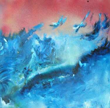 Painting titled "Storm #ArtistSuppor…" by Kolir, Original Artwork, Oil
