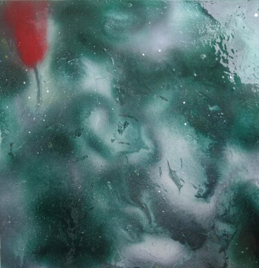 Pintura intitulada "rose #ArtistSupport…" por Kolir, Obras de arte originais, Tinta spray