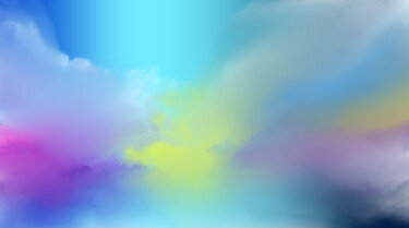 Artes digitais intitulada "Clouds" por Kolir, Obras de arte originais, Pintura digital