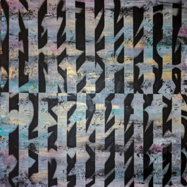 "Asymetric tag" başlıklı Tablo Komet tarafından, Orijinal sanat, Akrilik Ahşap Sedye çerçevesi üzerine monte edilmiş