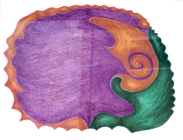 Disegno intitolato "Fairytale" da Konchedras, Opera d'arte originale, Pastello Montato su Telaio per barella in legno