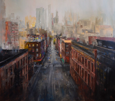 Pintura titulada "Manhattan" por Zhanna Kondratenko, Obra de arte original, Oleo
