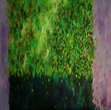 Картина под названием "Blossoming. Juicy G…" - Zhanna Kondratenko, Подлинное произведение искусства, Масло Установлен на Дер…