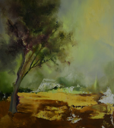 Peinture intitulée "Tree" par Zhanna Kondratenko, Œuvre d'art originale, Huile