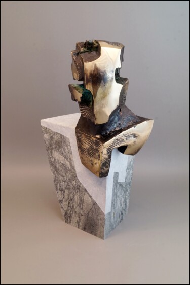 Скульптура под названием "FLOSIG I" - Konrad Ziolkowski, Подлинное произведение искусства, Бронза
