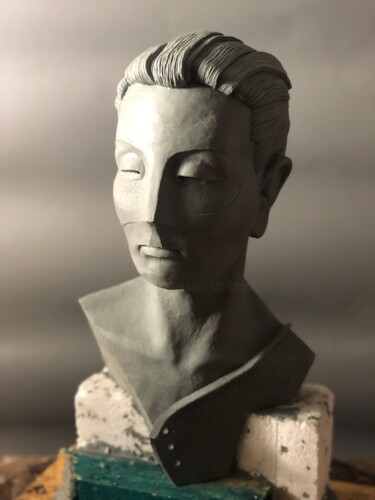 Sculpture titled "LIOTY 2020 Konrad Z…" by Konrad Ziolkowski, Original Artwork, Polymer clay