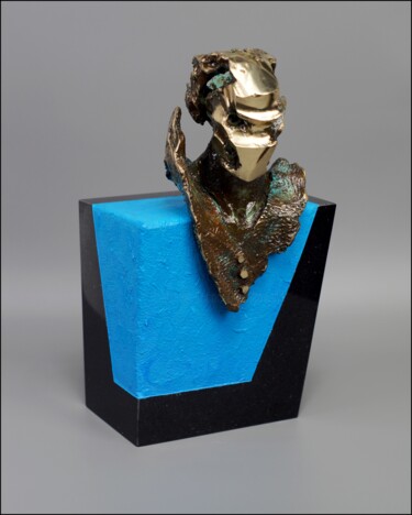 Skulptur mit dem Titel "BIRMET IV" von Konrad Ziolkowski, Original-Kunstwerk, Metalle