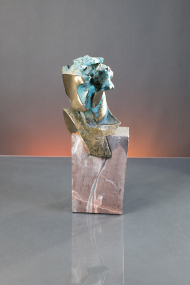 Escultura intitulada "ASYN V" por Konrad Ziolkowski, Obras de arte originais, Bronze