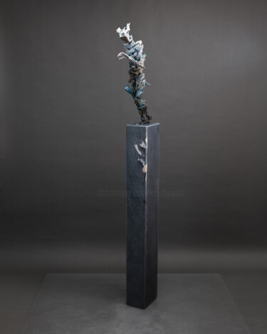 Sculpture intitulée "MARCED VIII" par Konrad Ziolkowski, Œuvre d'art originale, Bronze