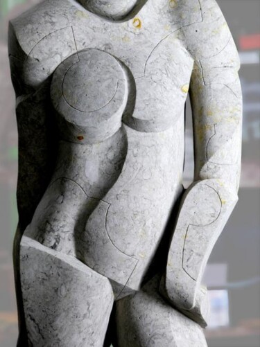 Скульптура под названием "Missbox" - Konrad Ziolkowski, Подлинное произведение искусства