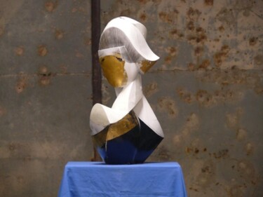 Skulptur mit dem Titel "Lorelei" von Konrad Ziolkowski, Original-Kunstwerk, Gemischte Medien