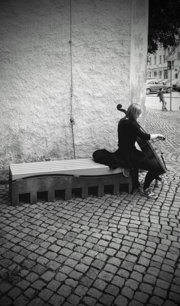 Fotografia intitulada "soloist" por Konrad Hellfeuer, Obras de arte originais, Fotografia digital