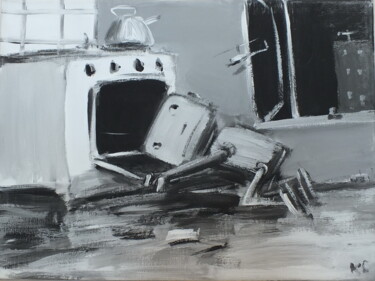 Painting titled "Без Названия UNTITL…" by Константин Батынков, Original Artwork, Oil