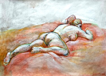 Картина под названием "Dream" - Konstantin Lakstigal, Подлинное произведение искусства, Акрил