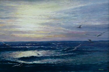 Картина под названием "Чёрное море" - Константин Попков, Подлинное произведение искусства