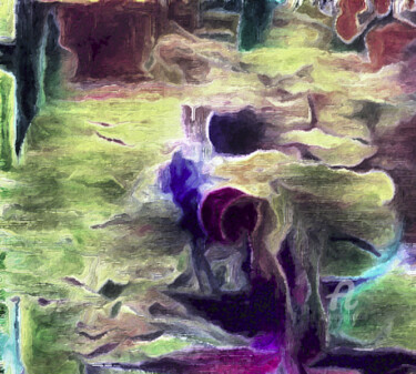 Arts numériques intitulée "ДВОЙНОЕ СЛИЯНИЕ (ор…" par Konstantin Repin, Œuvre d'art originale, Peinture numérique