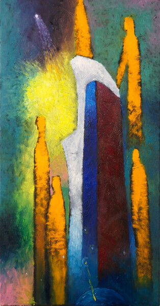Картина под названием "Leonarda" - Konstantin Shipov, Подлинное произведение искусства, Масло Установлен на Деревянная рама…