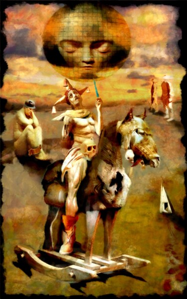 Peinture intitulée "" Faces of war 2"" par Konstantin Skoptsov, Œuvre d'art originale, Acrylique