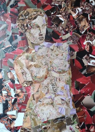 Collages intitulée "Venus of Milo" par Konstantin Zet, Œuvre d'art originale, Collages