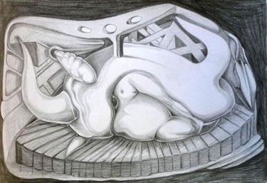 Drawing titled "Mortification of th…" by Kosta, Original Artwork