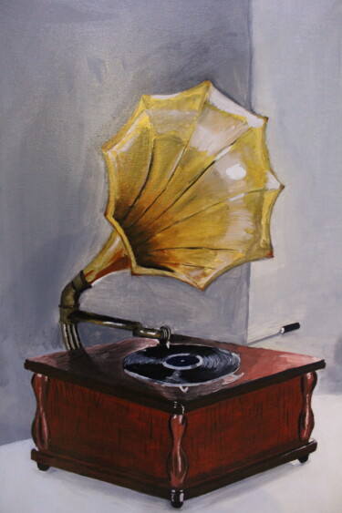 绘画 标题为““GramoLife”” 由Konstantine Kakashvili, 原创艺术品, 油