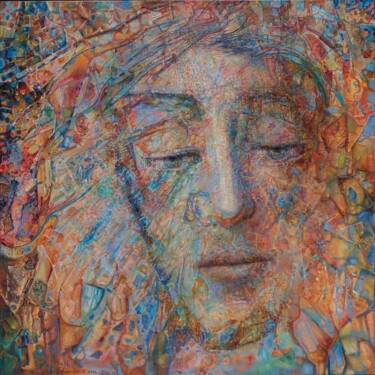 Картина под названием "Awakening" - Konstantinos Efimidis, Подлинное произведение искусства, Масло