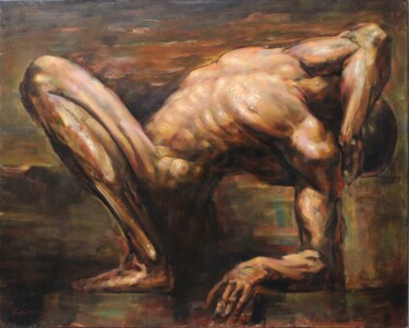 Malerei mit dem Titel "Awakening to inspir…" von Konstantinos Efimidis, Original-Kunstwerk, Öl