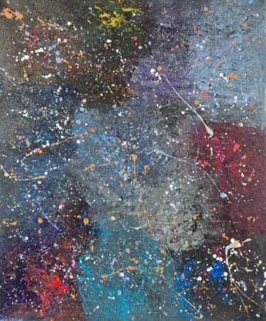Pintura intitulada "Nebula" por Kook, Obras de arte originais, Acrílico