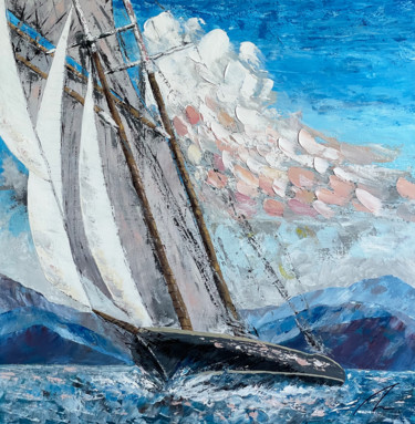 Pittura intitolato "Columbia - Double M…" da Koorosh Nejad, Opera d'arte originale, Acrilico