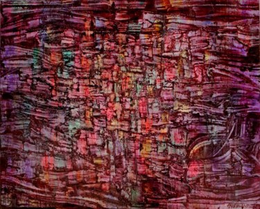 Peinture intitulée "Prisme brisé" par Alain Rapin, Œuvre d'art originale