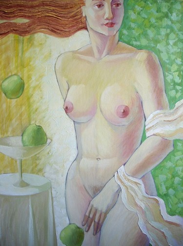 Картина под названием "Eva" - Galina Gataullina, Подлинное произведение искусства, Масло