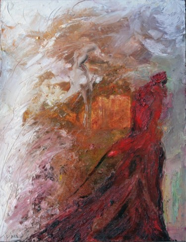 Malerei mit dem Titel "Dante (Quinto Canto)" von Mihail Ivanov, Original-Kunstwerk