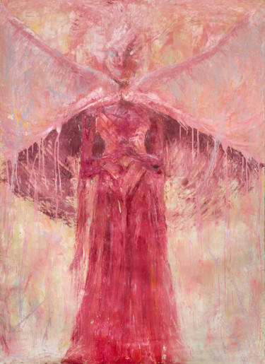 Peinture intitulée "Beatrice (Dante Ali…" par Mihail Ivanov, Œuvre d'art originale, Huile