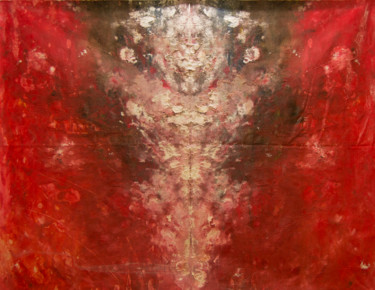 Schilderij getiteld "Inferno" door Mihail Ivanov, Origineel Kunstwerk
